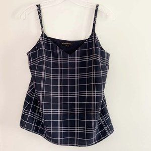 Banana Republic Navy and White Patterned Cami